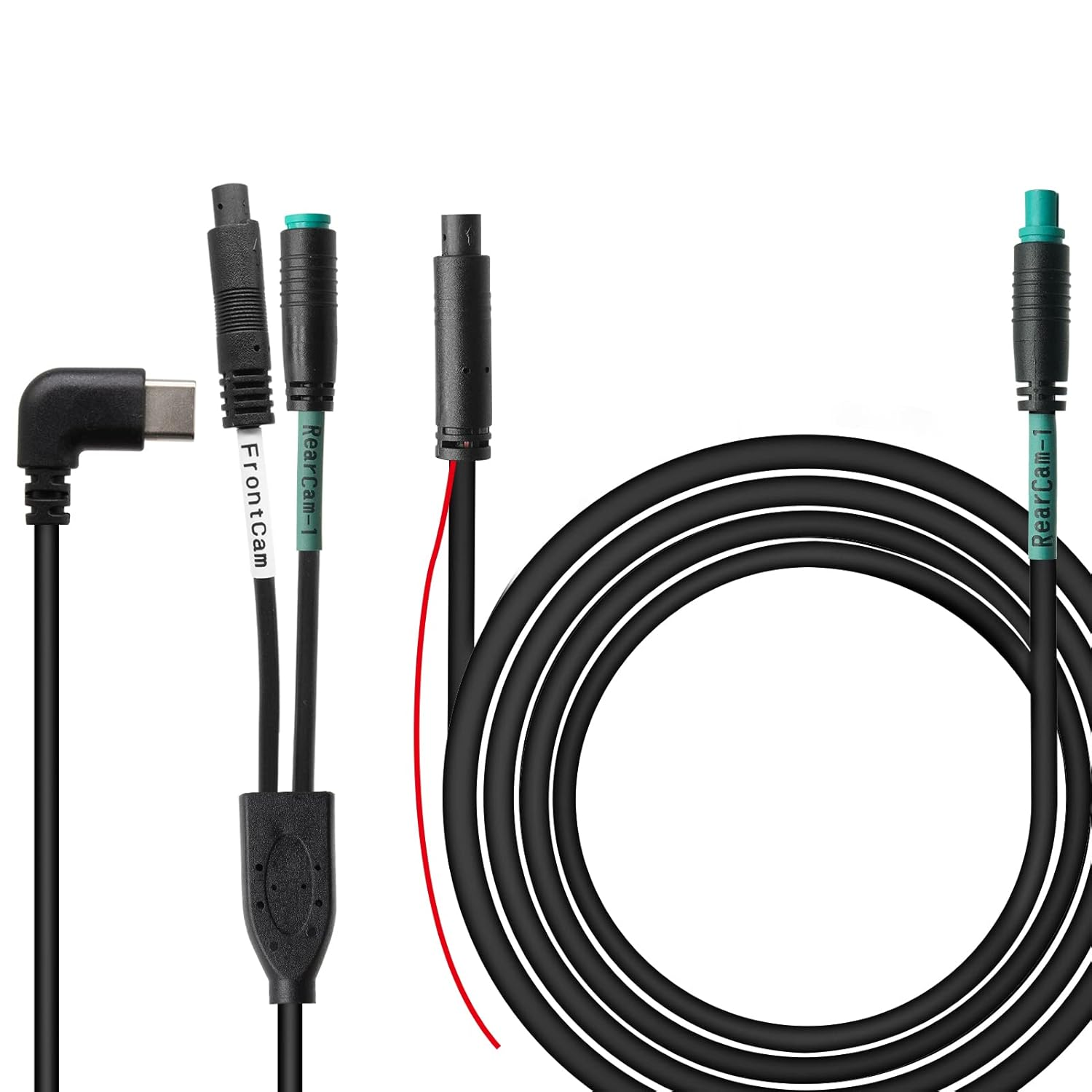 PORMIDO Splitter Cable & Rear Extension Cable for PR998