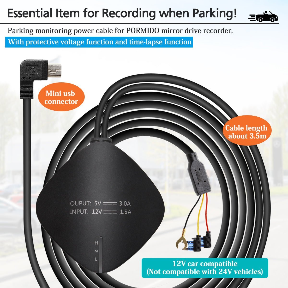 PORMIDO D50 Hardwire Kit Picture 3