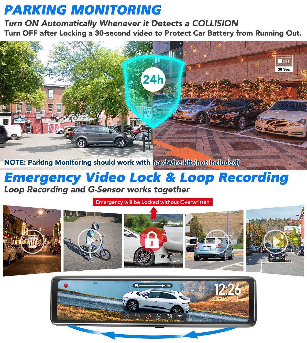 Pormido car dashcam PR998 Pciture 8